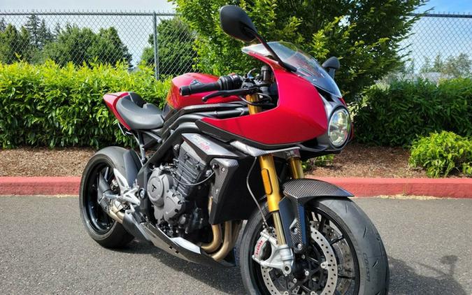 2022 Triumph Speed Triple 1200 RR Red Hopper Storm Grey