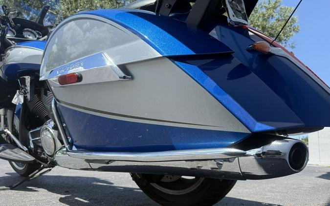 2014 Victory Motorcycles Cross Country Tour Two-Tone Sonic Blue Silver