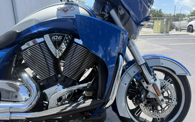 2014 Victory Motorcycles Cross Country Tour Two-Tone Sonic Blue Silver