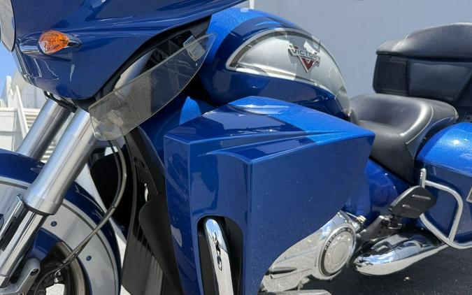 2014 Victory Motorcycles Cross Country Tour Two-Tone Sonic Blue Silver
