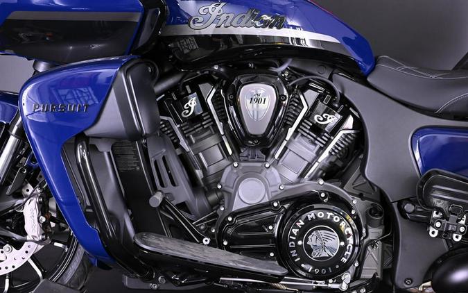 2024 Indian Motorcycle® Pursuit® Dark Horse® with PowerBand Audio Package Springfield Blue