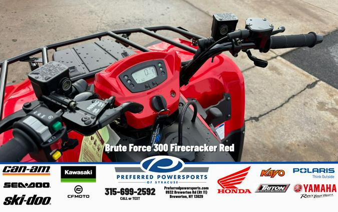 2026 Brute Force 300 Firecracker Red - Kawasaki