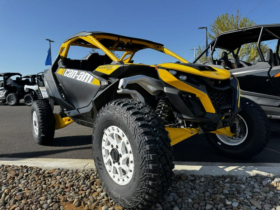 2024 Can-Am® Maverick R X RS Carbon Black & Neo Yellow