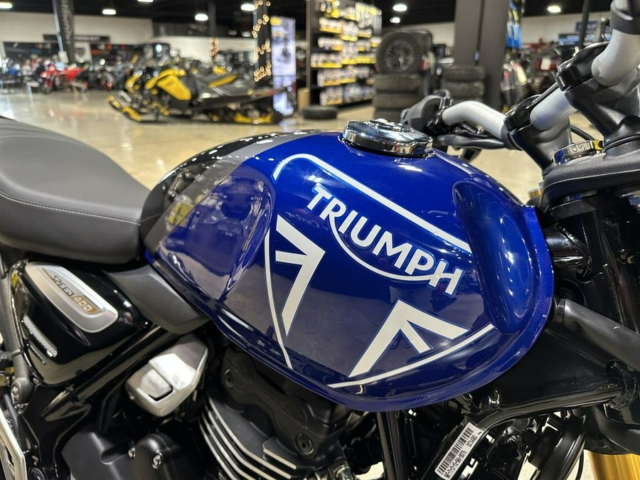 2025 Triumph Speed 400 Carnival Red / Storm Grey