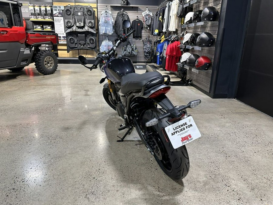 2025 Triumph Speed 400 Carnival Red / Storm Grey