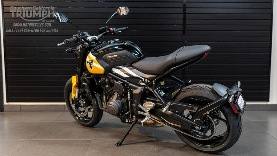 2025 Triumph Trident 660 Cosmic Yellow/Sapphire Black