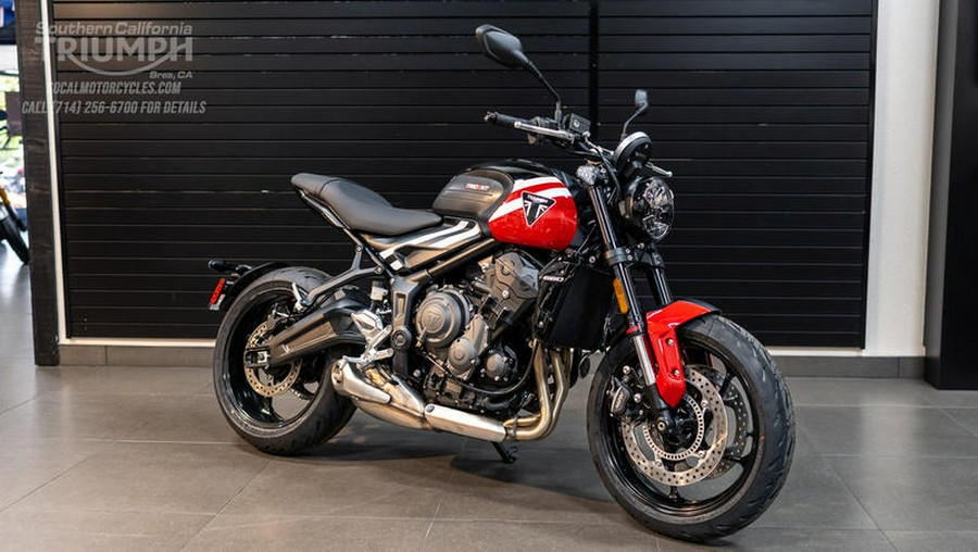 2025 Triumph Trident 660 Diablo Red/Sapphire Black