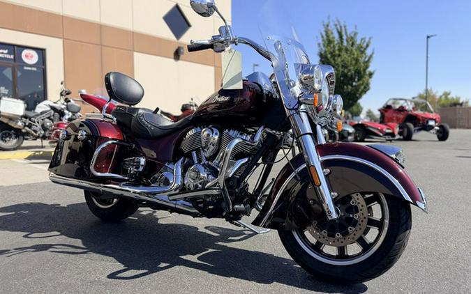 2022 Indian Springfield Maroon Metallic/Crimson Metallic