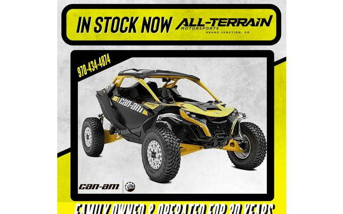 2024 Can-Am Maverick R X RS With Smart-Shox Black & Yellow.