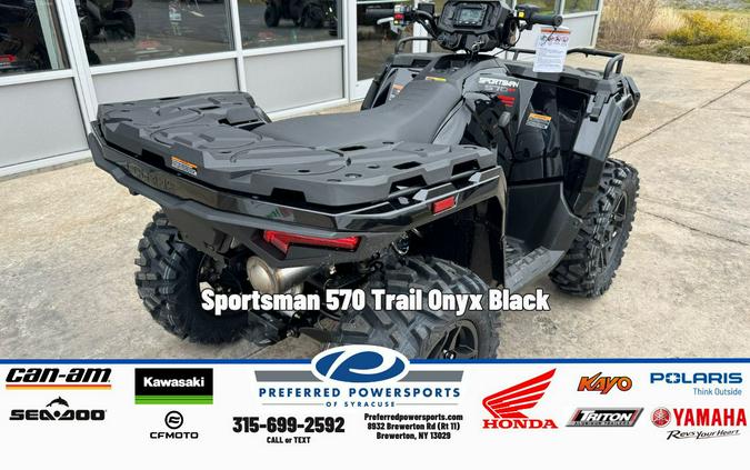 2026 Sportsman 570 Trail Onyx Black - Polaris
