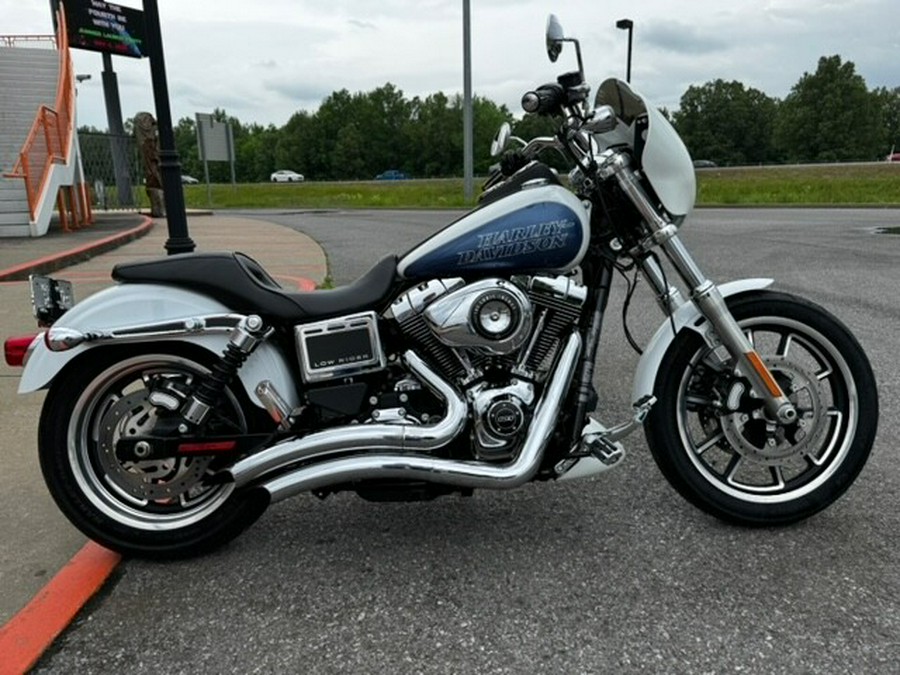 2015 Harley-Davidson Low Rider Two-Tone White Hot Pearl/Blue Hot Pearl