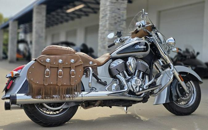 2016 Indian Chief Vintage Star Silver And Thunder Black