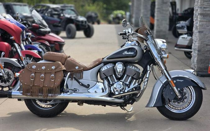 2016 Indian Chief Vintage Star Silver And Thunder Black