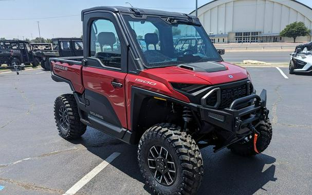 New 2024 POLARIS RANGER XD 1500 NORTHSTAR EDITION ULTIMATE SUNSET RED