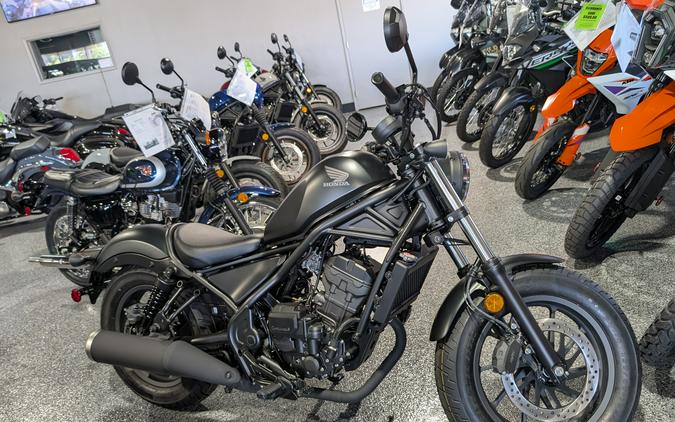 2026 Honda Rebel 300 E-Clutch Matte Black Metallic - 902204