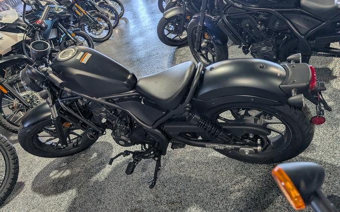 2026 Honda Rebel 300 E-Clutch Matte Black Metallic - 902204