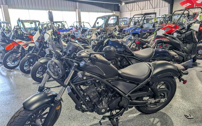 2026 Honda Rebel 300 E-Clutch Matte Black Metallic - 902204
