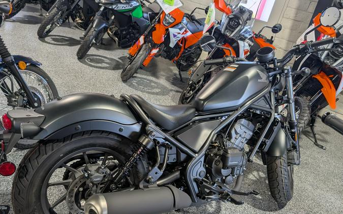 2026 Honda Rebel 300 E-Clutch Matte Black Metallic - 902204