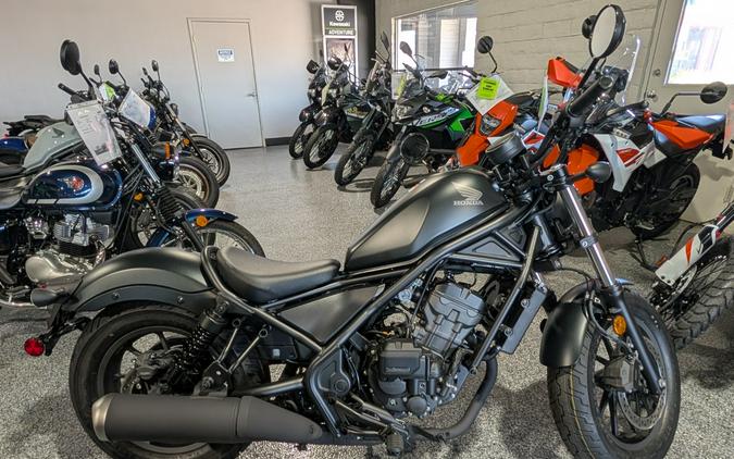 2026 Honda Rebel 300 E-Clutch Matte Black Metallic - 902204