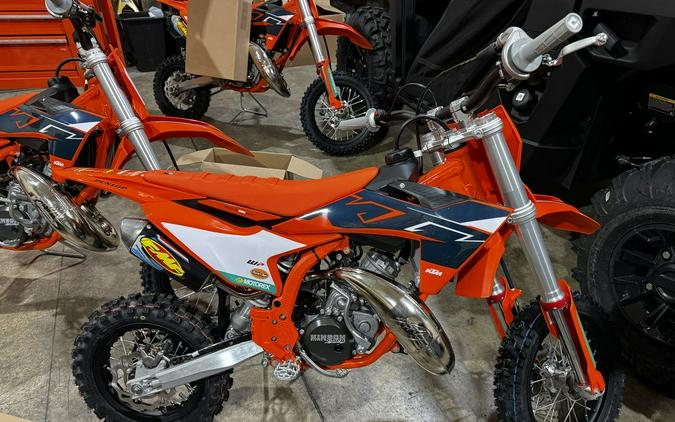 2023 KTM 50 SX Factory Edition First Look [7 Fast Facts, Specs, Photos]