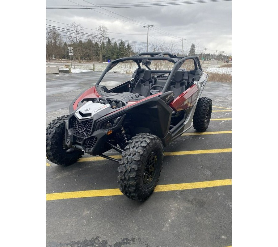 2024 Can-Am® Maverick X3 DS Turbo RR Fiery Red & Hyper Silver