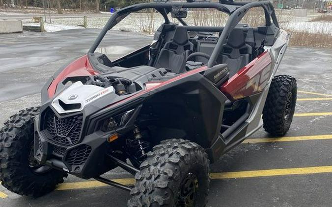 2024 Can-Am® Maverick X3 DS Turbo RR Fiery Red & Hyper Silver