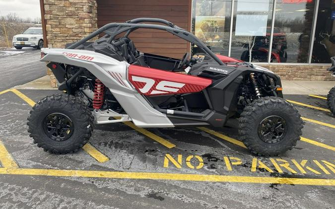 2024 Can-Am® Maverick X3 DS Turbo RR Fiery Red & Hyper Silver