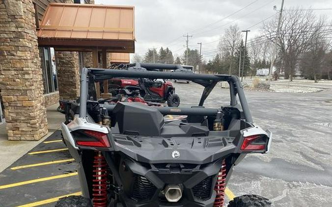 2024 Can-Am® Maverick X3 DS Turbo RR Fiery Red & Hyper Silver