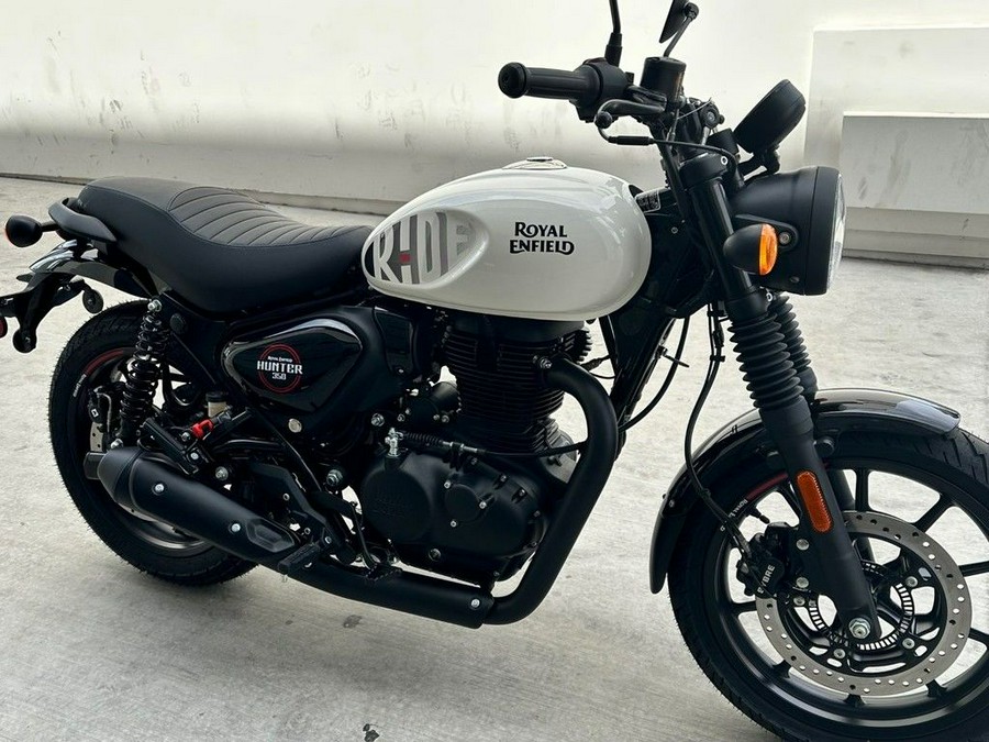 2023 Royal Enfield Hunter 350 Dapper White