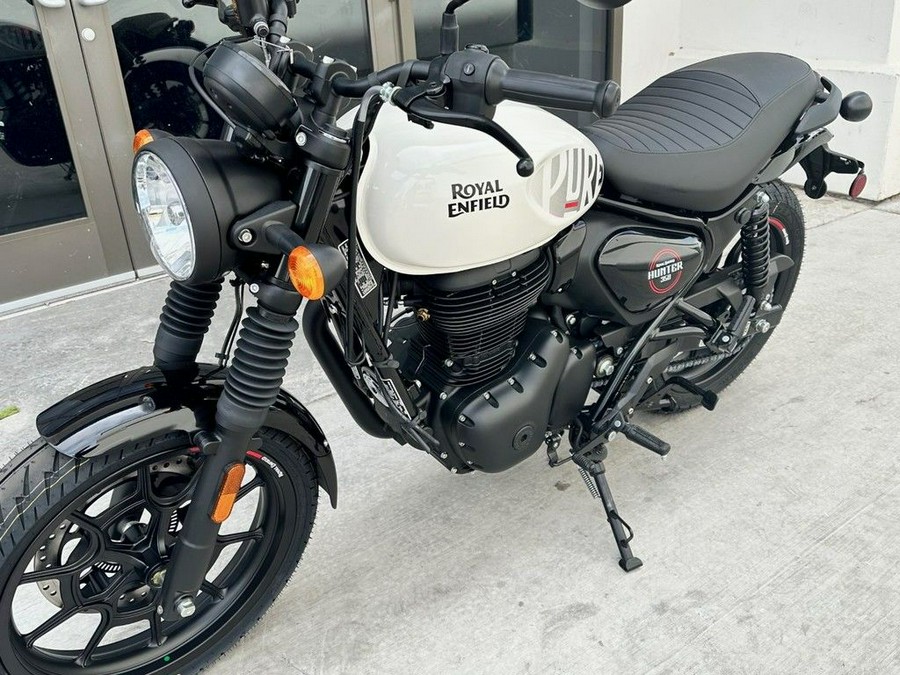 2023 Royal Enfield Hunter 350 Dapper White