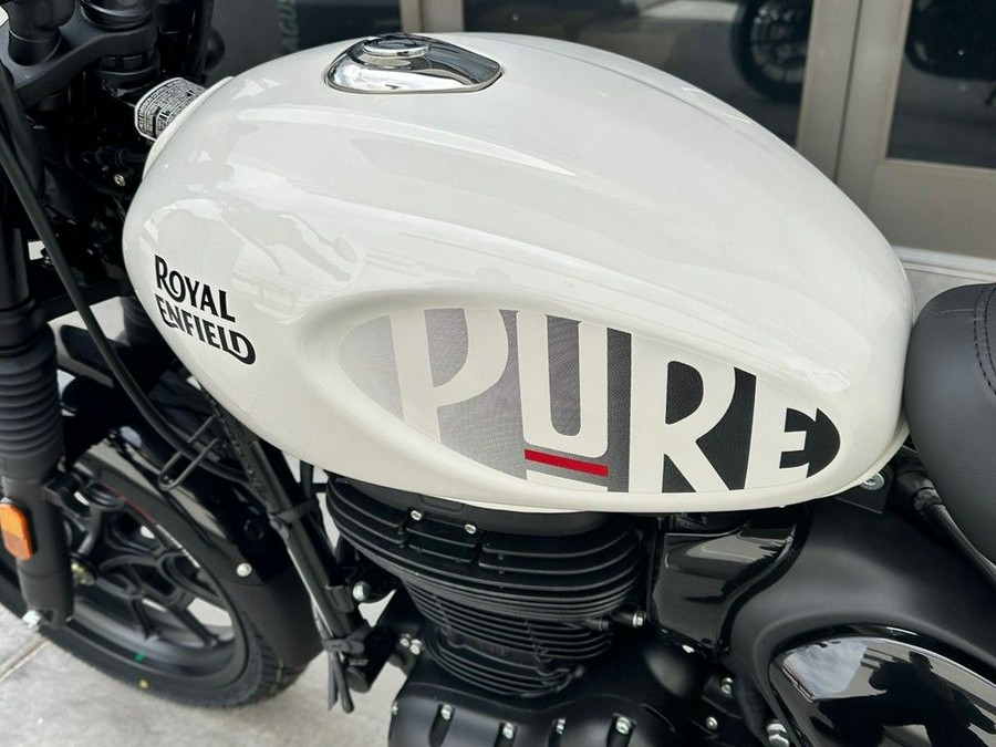 2023 Royal Enfield Hunter 350 Dapper White