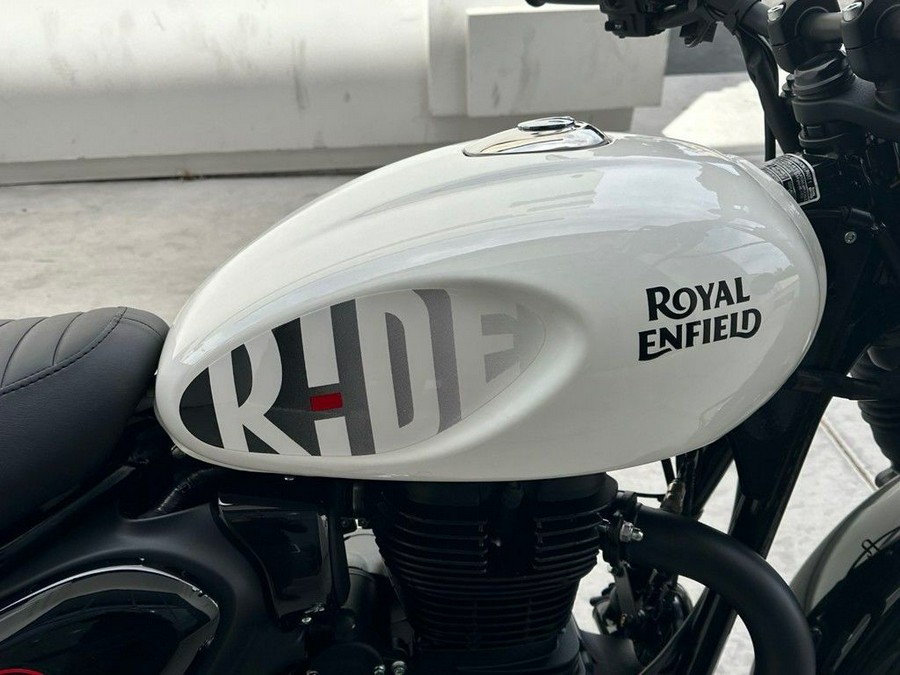 2023 Royal Enfield Hunter 350 Dapper White