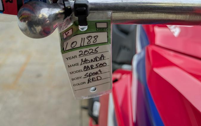 2025 Honda CBR500R