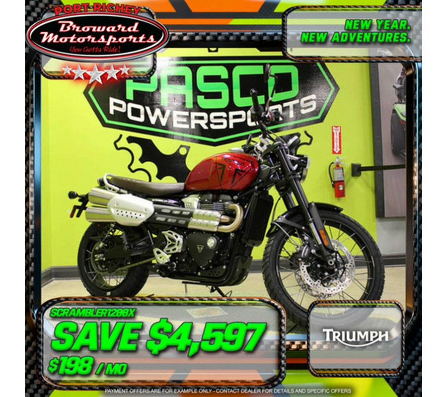 2024 Triumph Scrambler 1200 X Carnival Red X