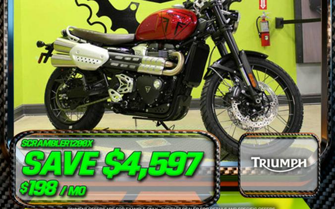 2024 Triumph Scrambler 1200 X Carnival Red X