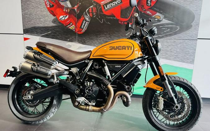2022 Ducati Scrambler 1100 Tribute PRO Giallo Ocra