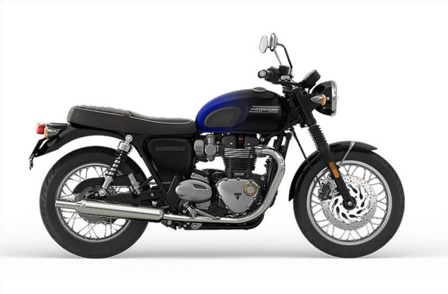 2024 Triumph Bonneville T120 - Phantom Blue/Silver Blue