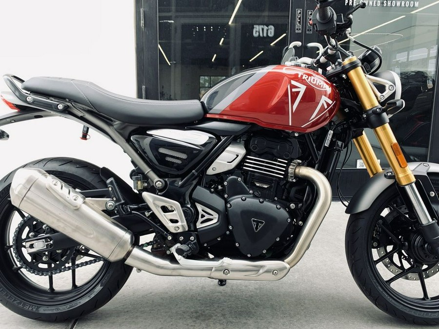 2025 Triumph Speed 400 Carnival Red / Storm Grey