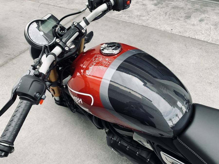 2025 Triumph Speed 400 Carnival Red / Storm Grey