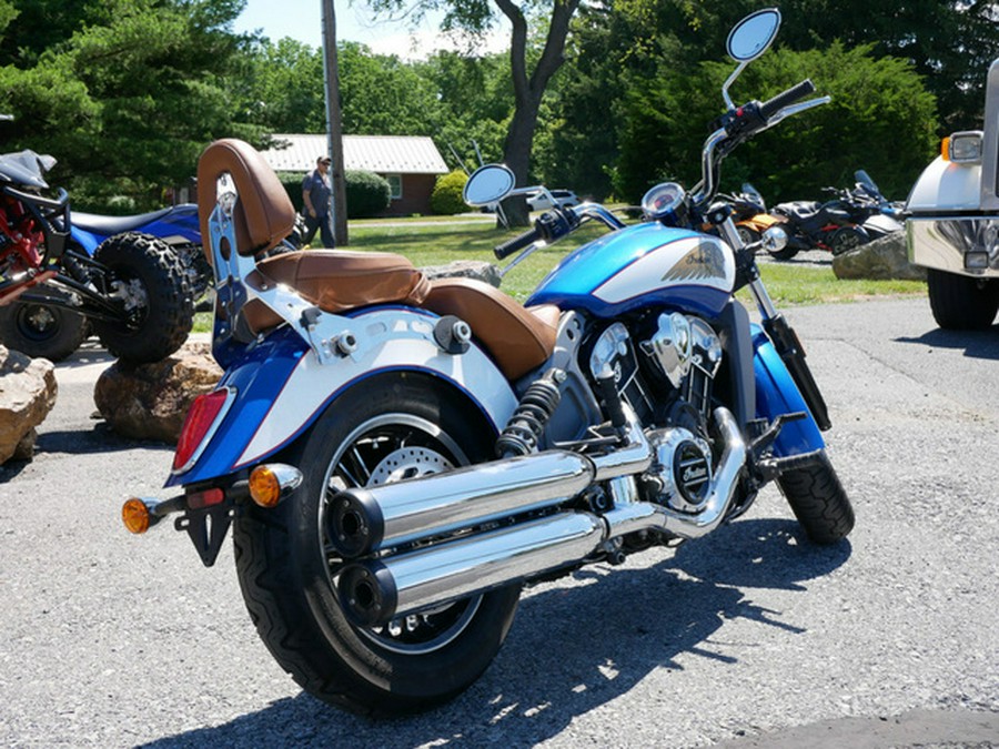 2017 Indian Scout ABS Brilliant Blue Over White And Red