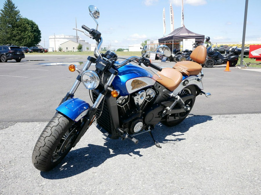 2017 Indian Scout ABS Brilliant Blue Over White And Red