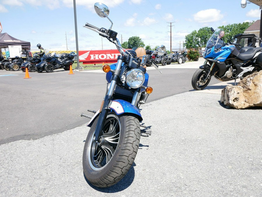 2017 Indian Scout ABS Brilliant Blue Over White And Red