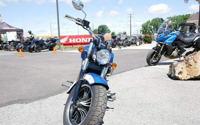 2017 Indian Scout ABS Brilliant Blue Over White And Red