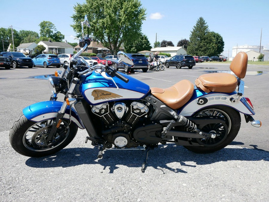 2017 Indian Scout ABS Brilliant Blue Over White And Red