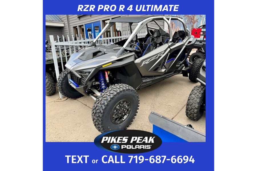 2024 Polaris Industries RZR PRO R 4 ULTIMATE MATTE HEAVY METAL