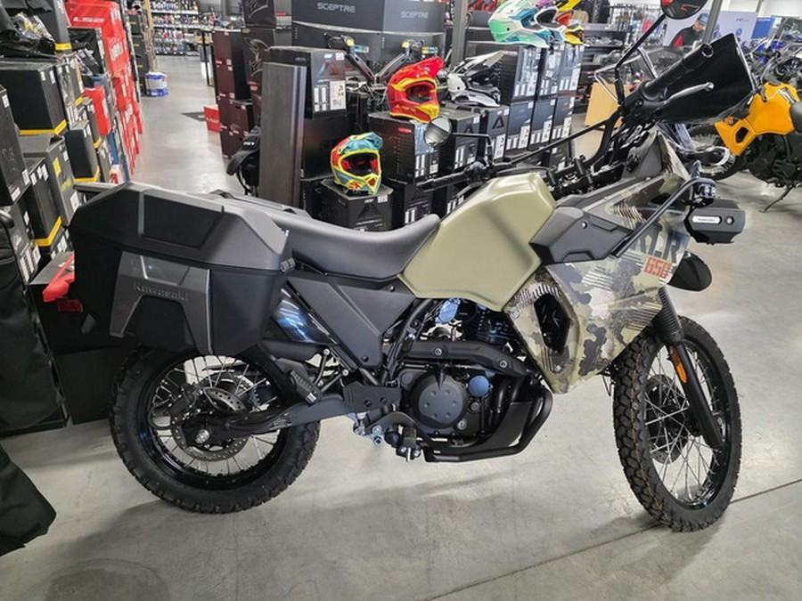 2026 Kawasaki KLR650 Adventure ABS Cypher Camo Beige