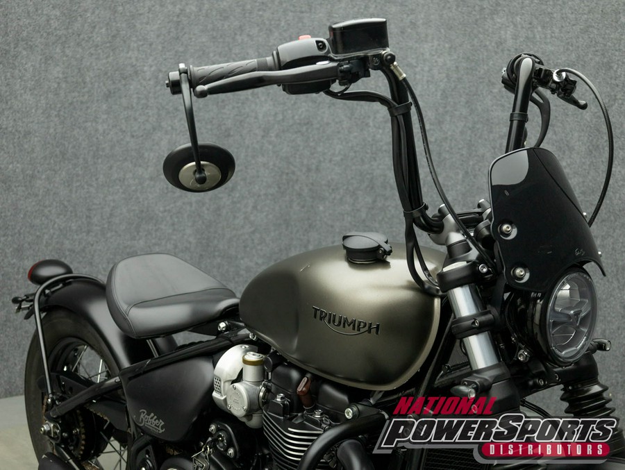 2020 TRIUMPH BONNEVILLE BOBBER BLACK