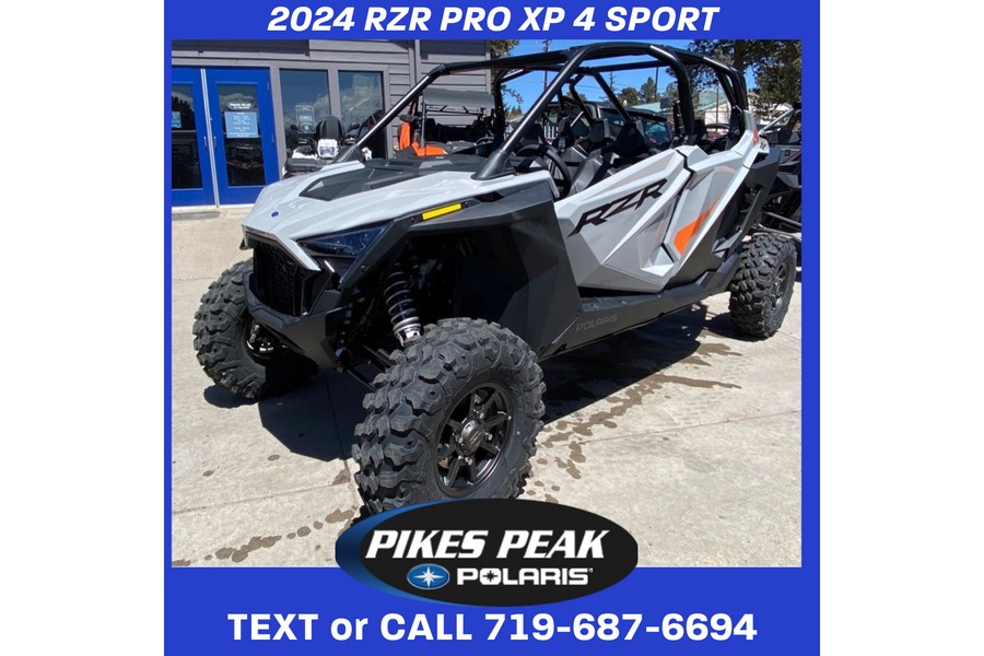 2024 Polaris Industries RZR PRO XP 4 SPORT GHOST GRAY