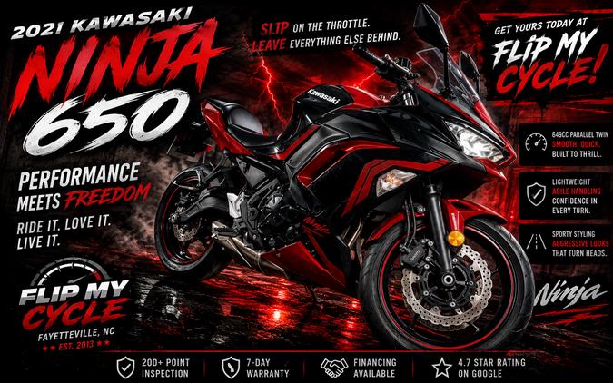 2021 KAWASAKI NINJA 650 ABS - FA45760