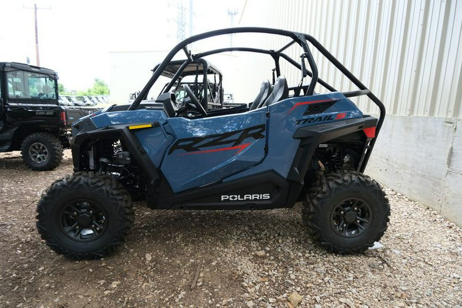 New 2024 POLARIS RZR TRAIL S SPORT STORM BLUE